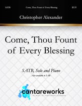 Come, Thou Fount of Every Blessing SATB choral sheet music cover